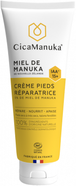 Crème pieds réparatrice au miel de Manuka IAA15+ (1)